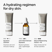 A hydrating regimen for dry skin.