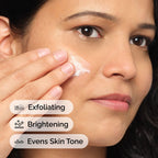 Model application of Azelaic Acid Suspension 10%
